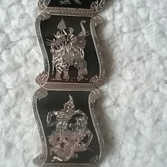 VINTAGE BRACELET STERLING SILVER - Picture 3 of 7